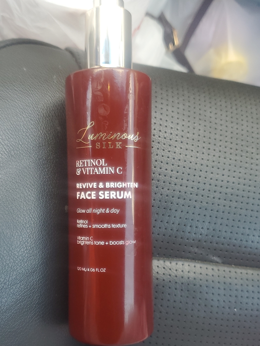 Retinol & Vitamin C Revive & Brighten Face Serum - Red